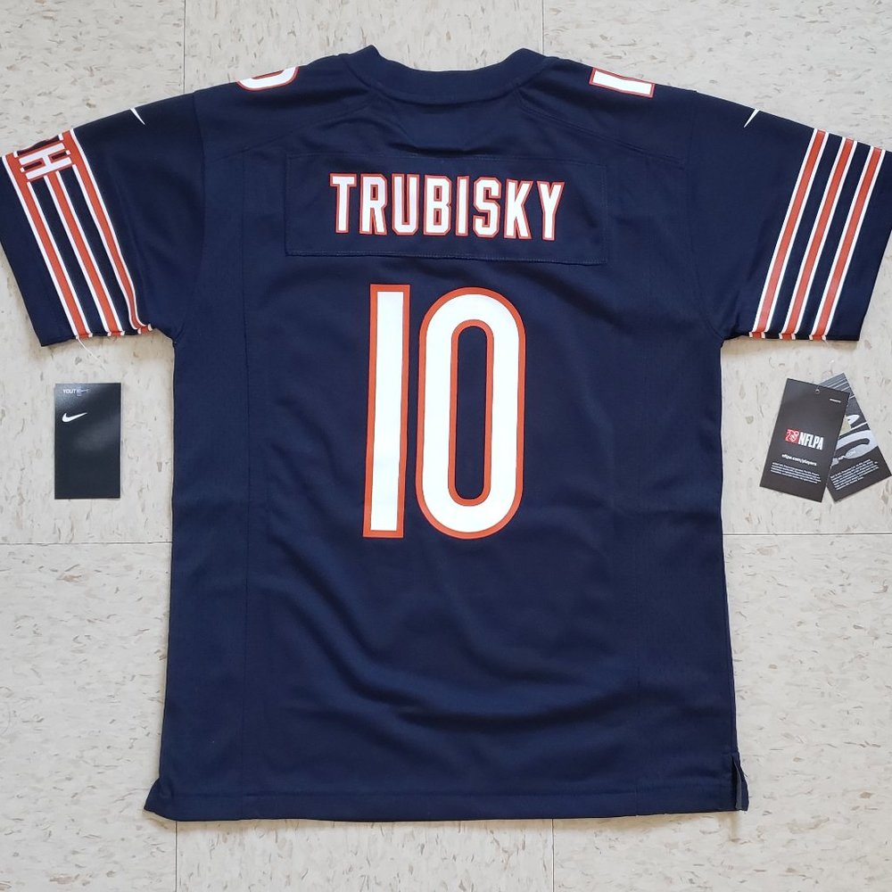 Chicago Bears Mitchell Trubisky Nike Game Jersey Size Youth Medium 10/12